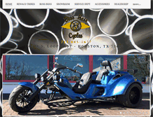 Tablet Screenshot of bosshosscycles.com